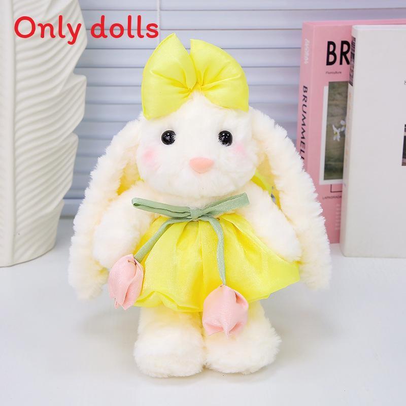 Plush Rabbit Toy With Short Plush Material For Girls Gift And Collection
