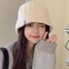 Hat Women'S Versatile Warm Ear Protection Big Head Knitted Hat Yarn Hat
