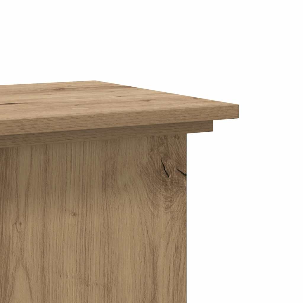 Artisan Oak Plant Stand 33 x 33 x 100 cm Engineered Wood