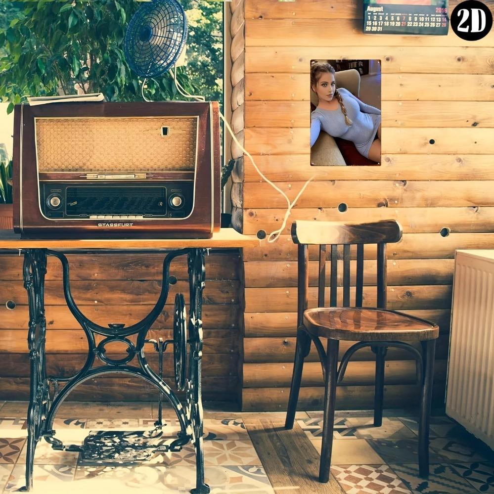 Funny Wall Art "We Don't Allow" 8x12 Inch Home Office Decor Durable 2D Sign for Outdoor Holiday Gift