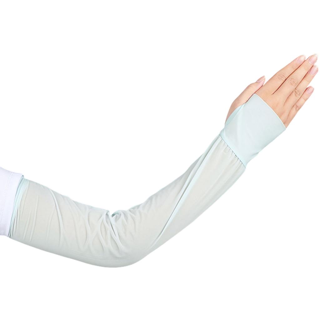 Pure Color Sun Protections Ice Sleeves For Outdoor Cycling UV Protections Arm Sleeve Breathable Cooling Summer Sports Use