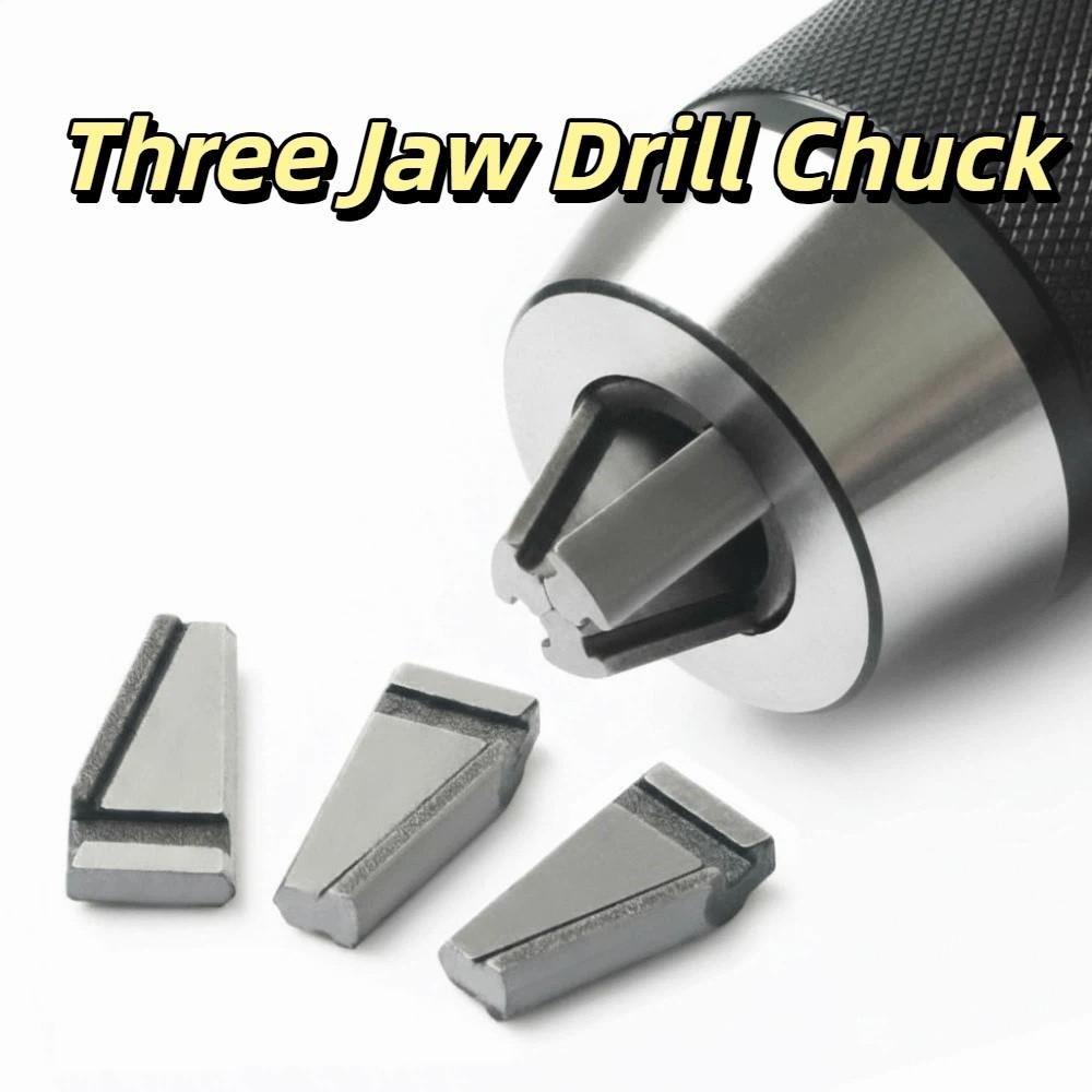Drei-Backen-Verstellung Selbstspannendes Bohrfutter Drei-Backen-Bohrfutter Bohrzubehör