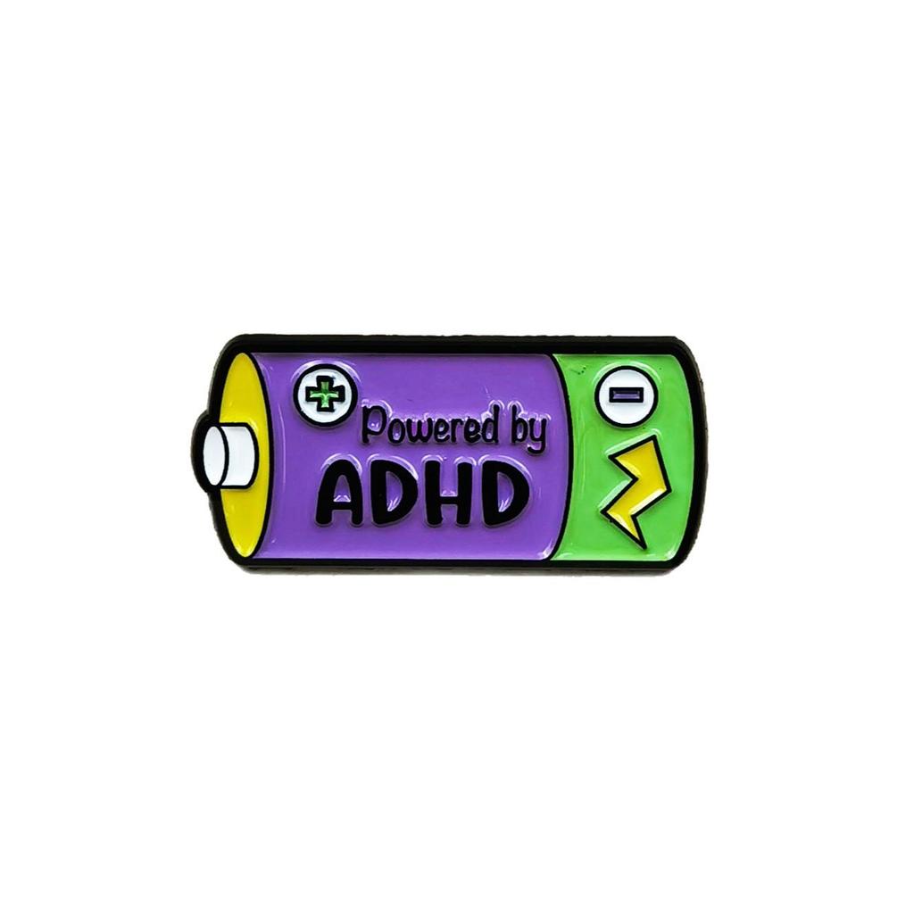 Colorful Mixed Battery Brooch Pin - Creative, Simple, and Fun Lapel Decoration for Students