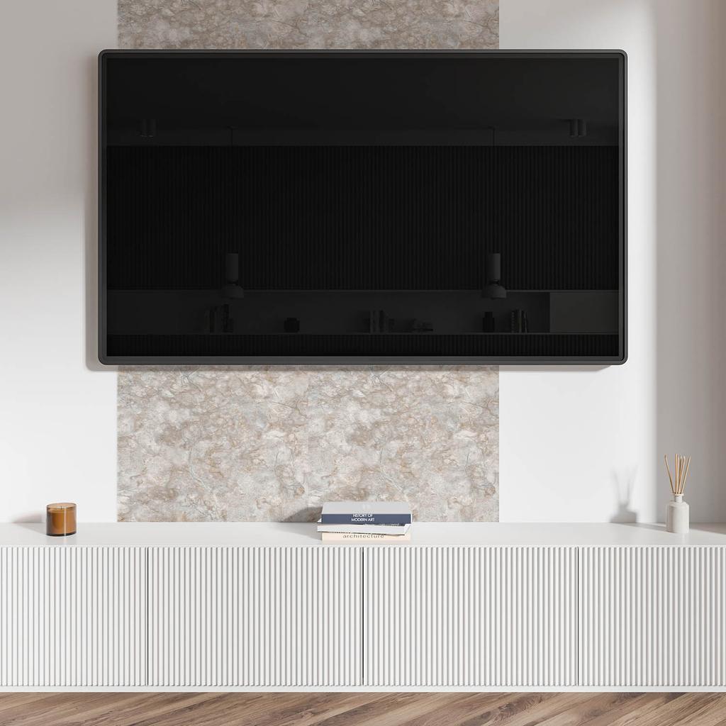 Vinyl Decoration with Print for Tool-Free Assembly 100x50 cm Natural Stone Pattern
