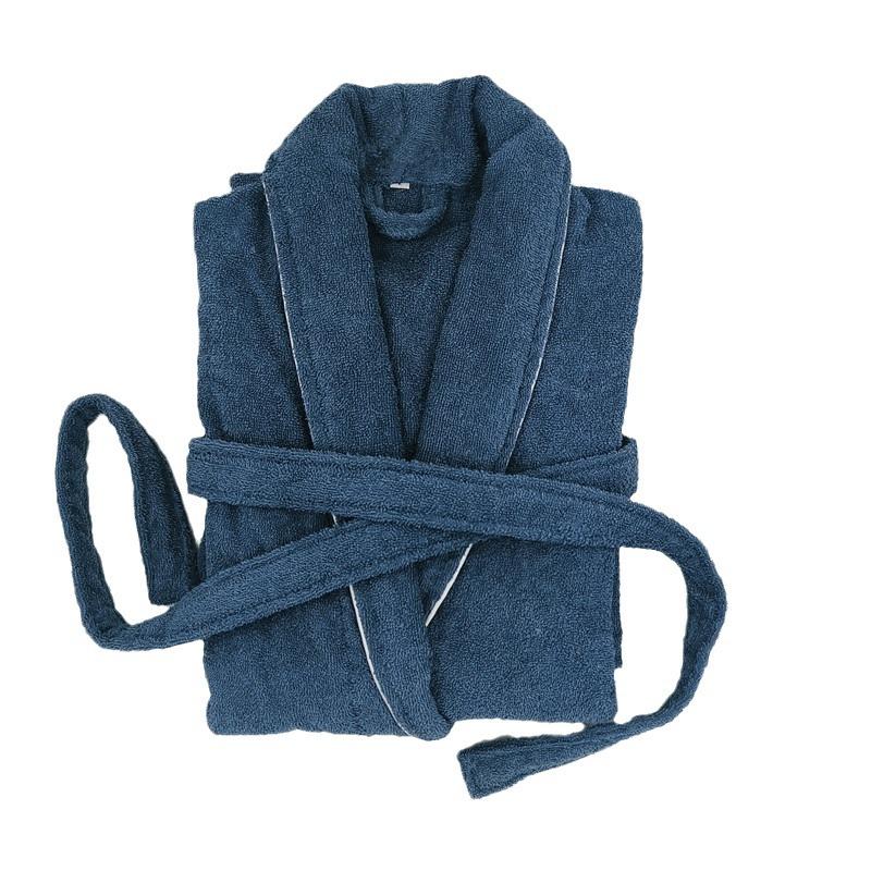 Unisex Bawełniany Szlafrok Ręcznikowy: Chłonny Yukata dla Par, Idealna Zimowa Bielizna Nocna