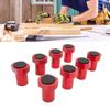 8Pcs Bench Dogs Aluminum Alloy Non Slip Bench Brake Inserts Woodworking Clamp for Milling Cutting 3/