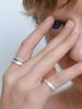 Leeenoir Snowflake Texture Ring