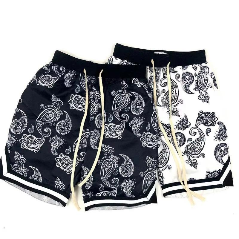 New Summer Men Vintage Shorts Kids Floral Hawaii Vacation Shorts Boys Casual Beach Shorts Adult Fashion Short Pants Streetwear