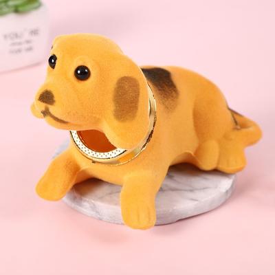 Ornamenti per cani con testa scossa per auto Simpatico regalo di decorazione annuendo per interni di auto, accessori per auto