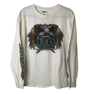 2013 H-D Dubai LS T Shirt Sz L (A7418)