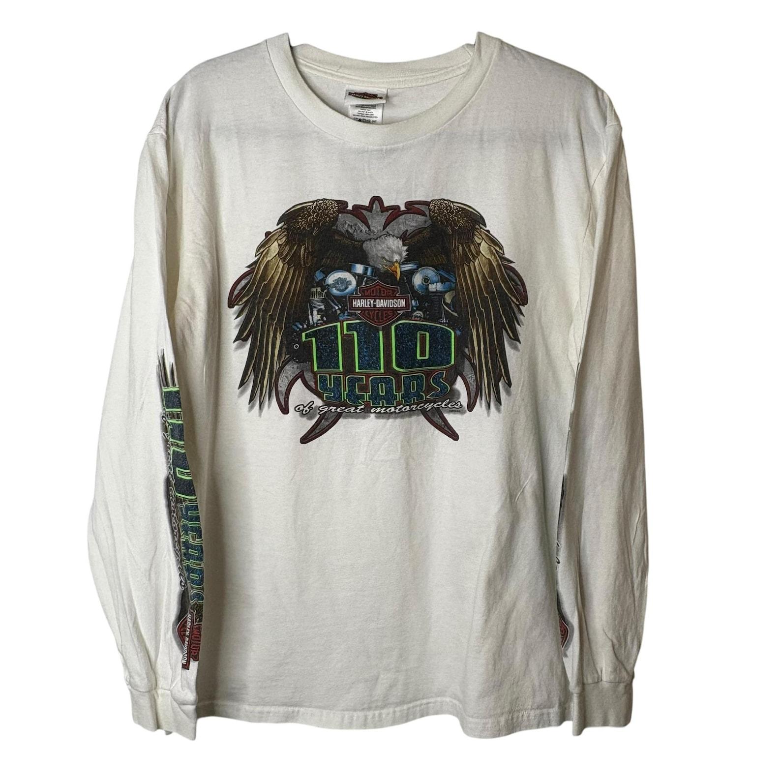 2013 H-D Dubai LS T shirt Sz L (A7418) 2XL