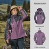 Women's 3-in-1 Down Jacket: Waterproof, Windproof, Outdoor Style for Autumn and Winter