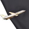 Wedding Gifts Airplane Shape Jewelry Metal Shirt Tie Pin Necktie Clip Aircraft Clips Men Tie Clip