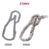 Key Carabiner Quick Release Small Outdoor Climbing Carabiner Clip for Keys Ti Alloy TC4 Load Bea  10KG 5mm Thickness Key   Carabiner