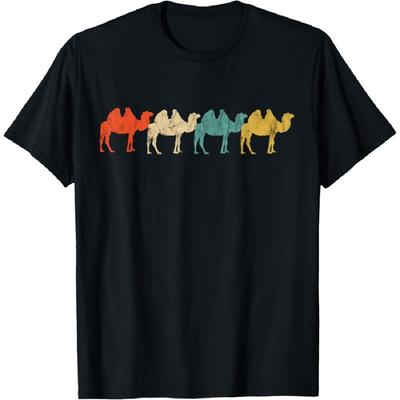 Camel Train Caravan Arabian Camel Animal Desert T-Shirt