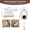 1200W portable clothing steamer, 10 second fast heating Plancha a Vapor Para Ropa, with LED, 180 ° rotating handle and ceramic base plate
