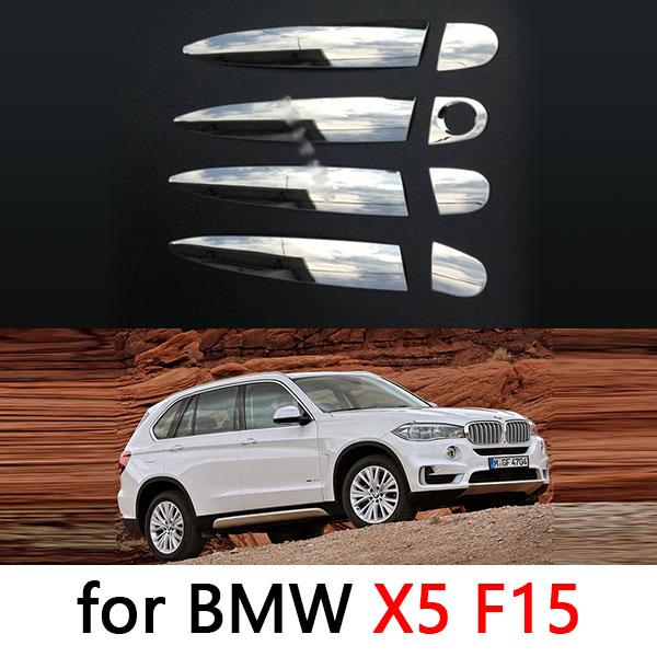 For BMW X1 E84 X3 F25 X5 E70 X5 F15 X6 E71 Accessories Chrome Door Handle Stainless Steel Covers 2011 2012 2013 2014 Car Styling