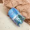1pc Water Pattern Acrylic Cute Fashion Cartoon Double sided Printing Hair Claw Ocean Series Shark Clip