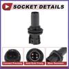 Headlight Side Marker Lamp Socket for Toyota 4Runner 13-21 No.90075-60077 2 P