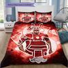 Alan Patrick SC Internacional Bedding Set, Football Player Club Crest Duvet Cover, 3Pcs Bed Set with 2 Pillowcases Fan Bedroom Decor, No Comforter