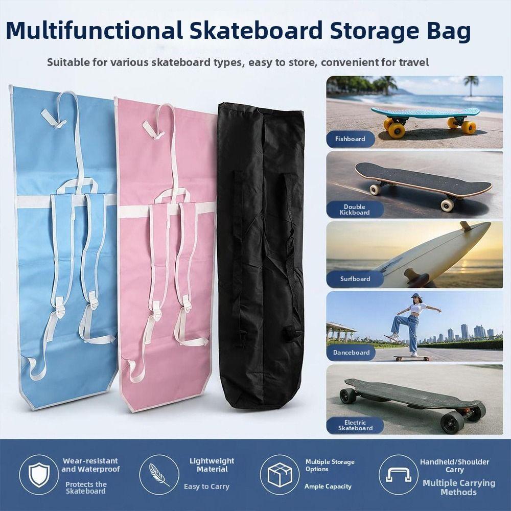 600D Oxford Cloth Skateboard Carry Bag Waterproof Surfboard Backpack