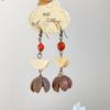 Yunnan Artistic Ethnic Fruit Earrings: Retro Natural Forest Style Design