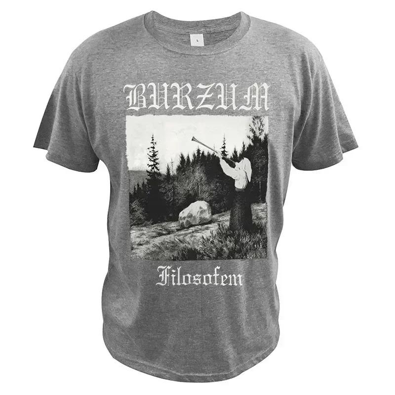 

Футболка Burzum Varg Vikernes Black Metal Dungeon Synthneofolk Fans Tee Зручна літня бавовняна футболка з круглим вирізом Класичні топи Європейського розміру M