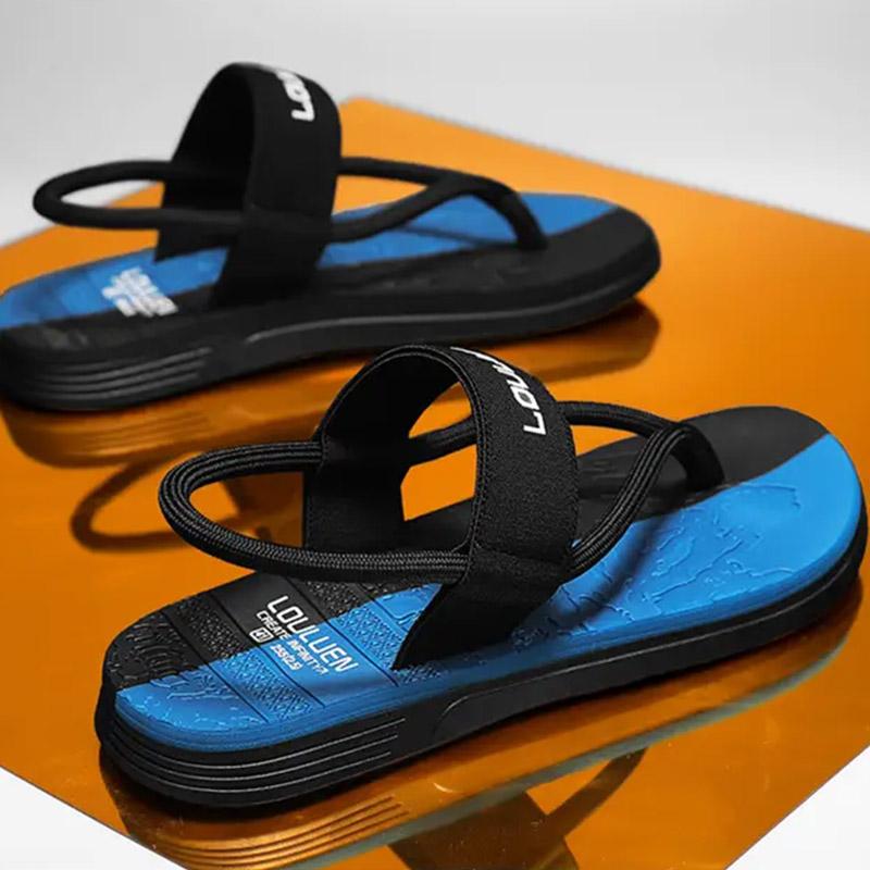 Sandals for Men In Summer Wear Anti-slip Wear-resistant Deodorant Driving Two Human Flip-flops Soft Soles On Sand Sandals