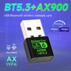 Ax900 Wifi 6 USB Bluetooth 5.3 adaptér 2v1 Dongle Dual Band 2.4G a 5Ghz USB Wifi síťový bezdrátový WLAN přijímač Ovladač zdarma