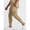Men's Spring Solid Color Quick-drying Sports Pants Youth Mid-waist Multi-pocket Casual Pants