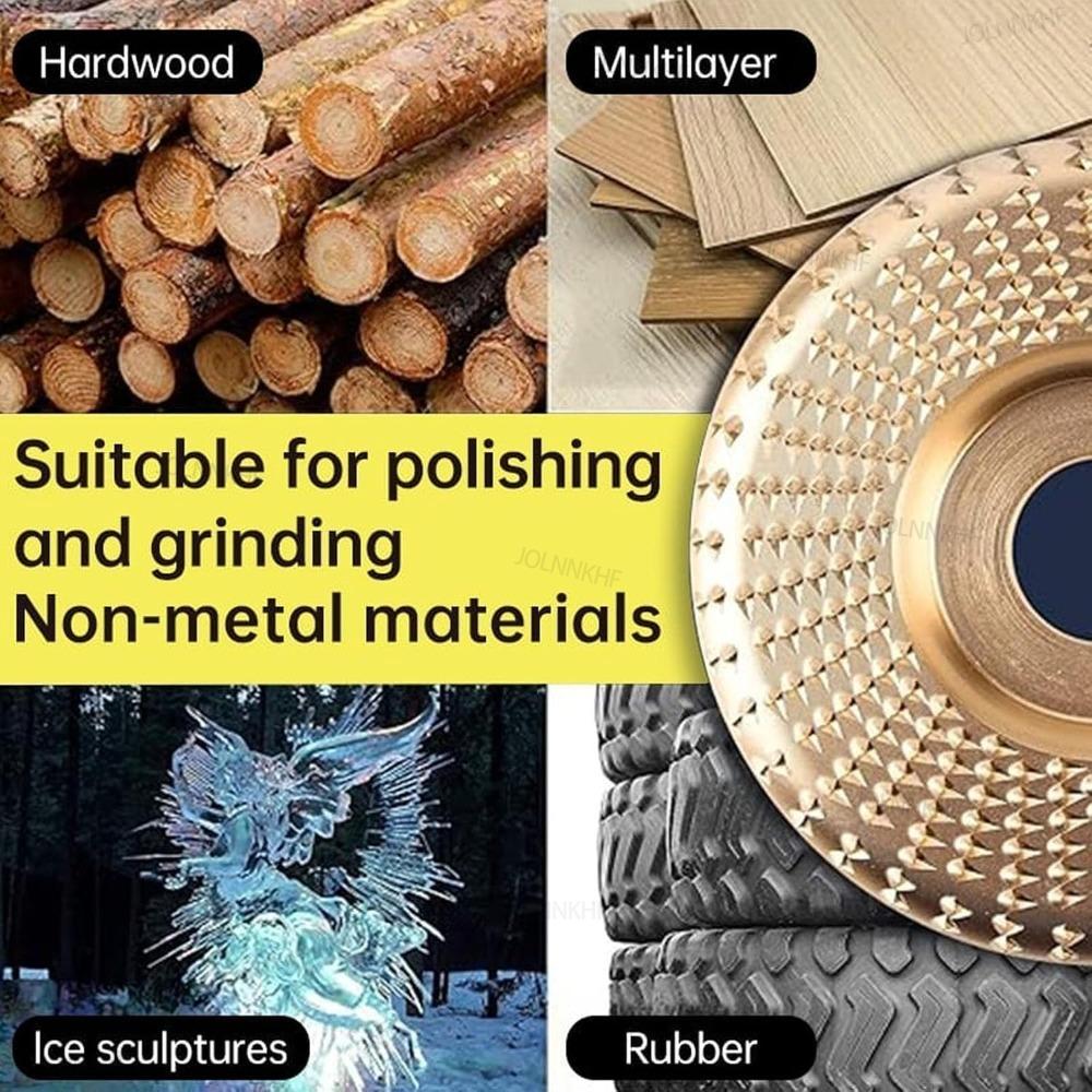 Xiaomi Woodworking Grinding Thorn Disc 3Pcs Angle Grinder Polishing Disc Flat Disc Polishing Wheel Wood Tea Plate Root Carving Tool