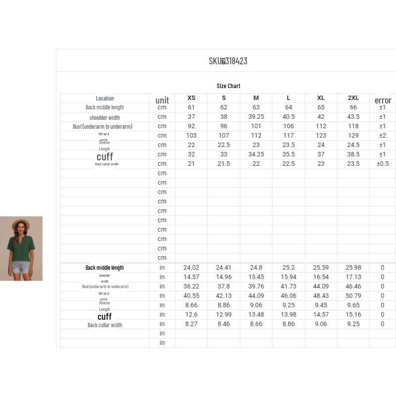 Women's New Style Solid Color V-Neck Jacquard Shirt for Elegant Commuting