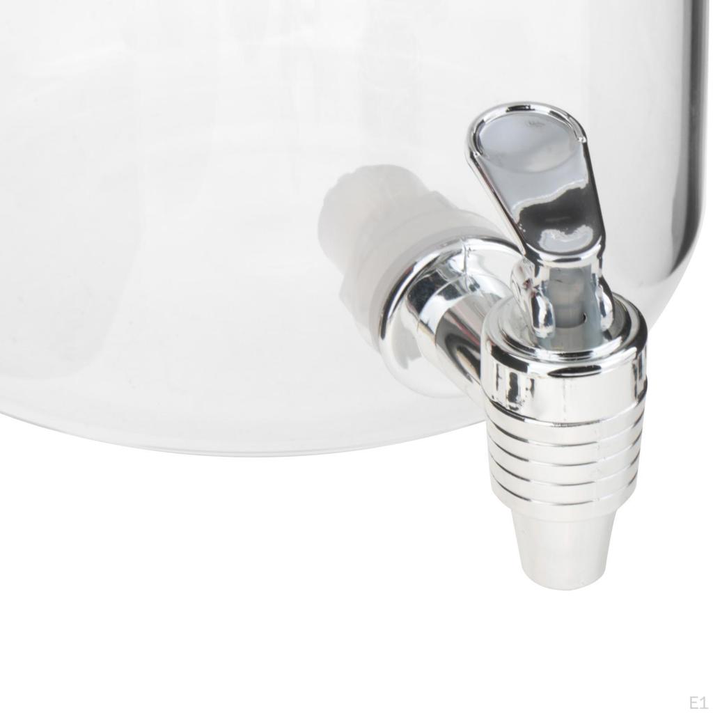 Beverage Dispenser, Cold Water Kettle, Blooming Teapot, Large Capacity with , Juice Lemonade