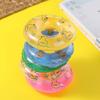 Yellow Duck Dollhouse Miniature Swimming Ring Duck Bathing Float Lifebelt Model  Kids Girls Toys