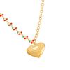 Fruit Glass Pendant Necklace for Women Featuring Handcraft Designs and Vibranting Color for Casual or Festive Occasions