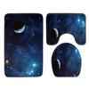 Star Bathroom Floor Mat Toilet Three-Piece Set