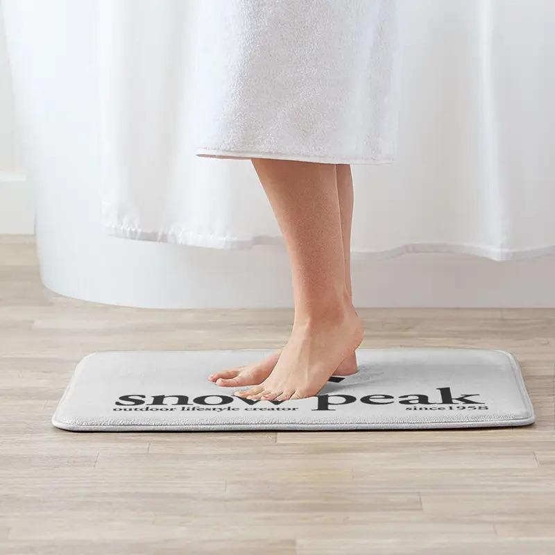 VIKAMA Luxury Snow Peak Doormat, Non-Slip Entryway Rug, Soft Carpet For Kitchen, Bedroom, And Home Flooring