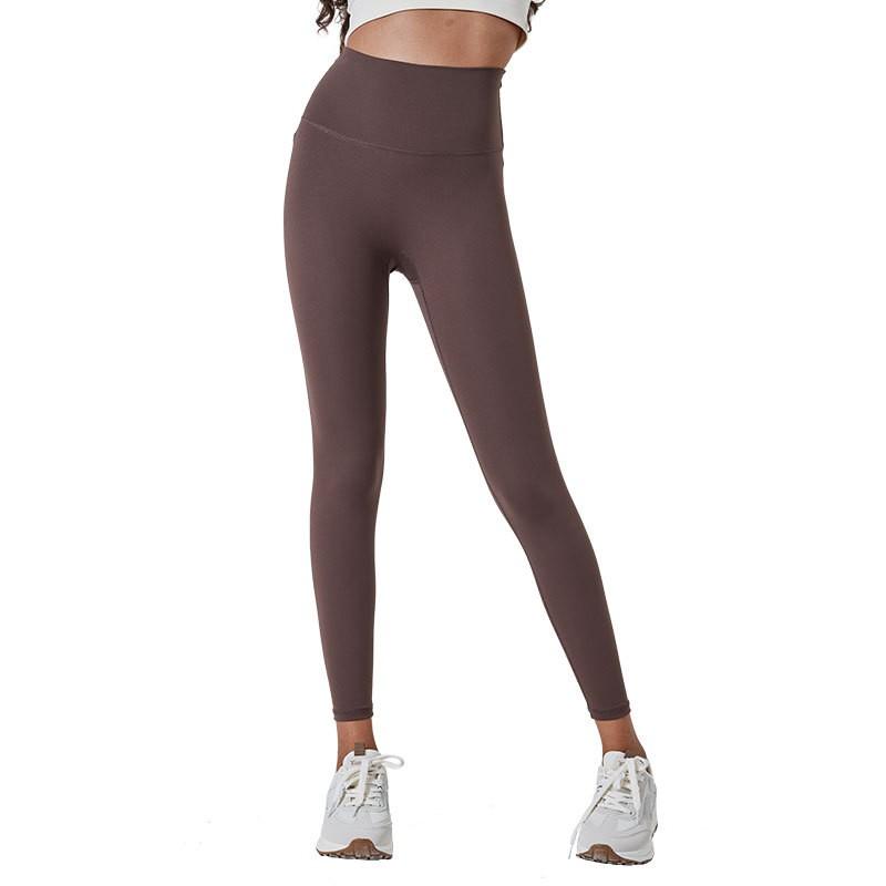 High Waist Yoga Leggings Women Seamless Tummy Control Stretchy Fitness Pants Slim Fit Workout Capri