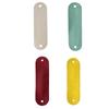 4Pcs Retro Leather Labels with Pre-Punched Holes Sewing On Decorative Label for Handmade Bags Hat Scarf Clothing Project