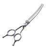 Fenice 7.0 Inch Left Handed Professional Dog Grooming Scissors Curved Thinning Dog Puppy Shears Pets Supplies Groomer Tools