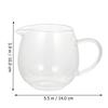 1Pcs Tea Distributor Heat-Resistant Glass Teacup Household Kitchen Hot Tea Cup Elegant Design Easy Clean Drinking Cup