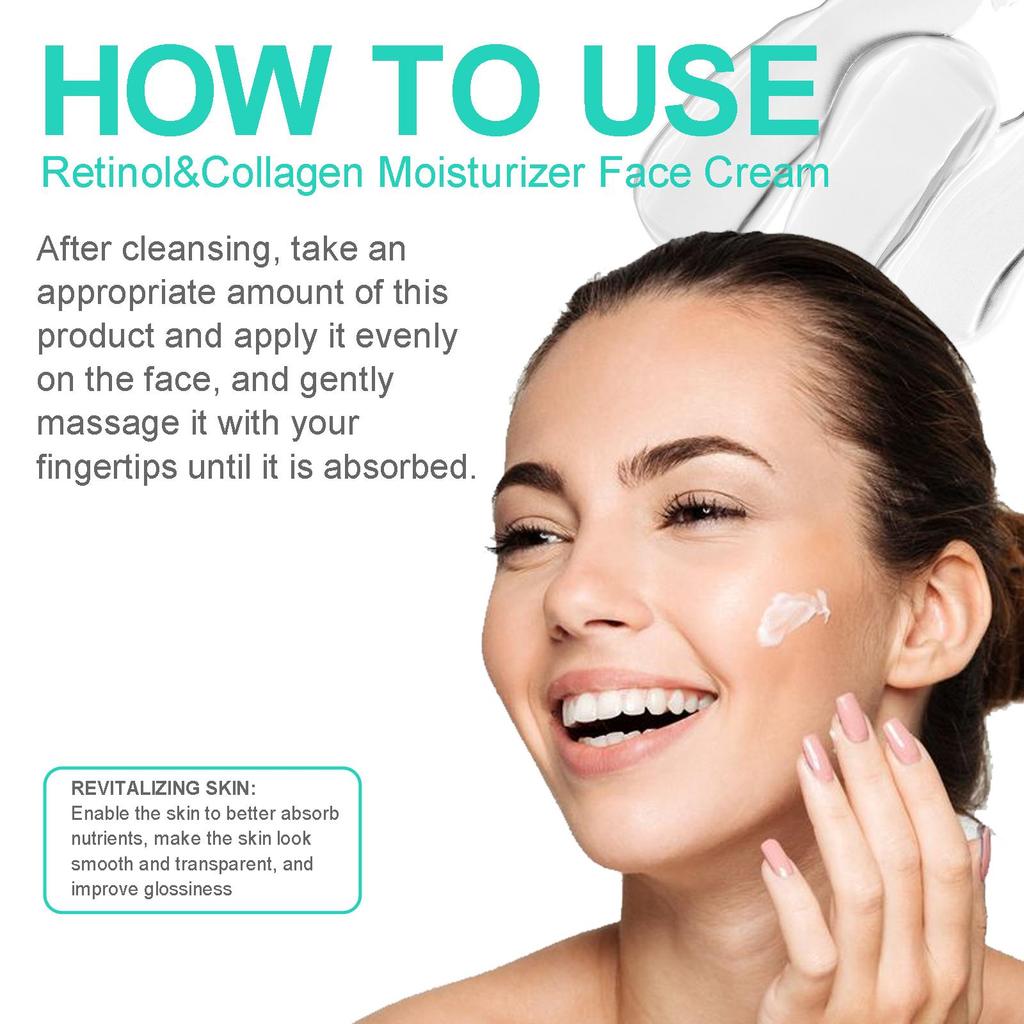 Hoygi Retinol Facial Cream 50ml: Brightens, Moisturizes, Hydrates, Smooths, Firms Skin, Reduces Fine Lines, and Fights Wrinkles.