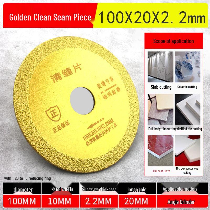 Diamond Cutting & Grinding Disc Set for Electric Drills: Small Saw Blade for Tile, Grout, Stone, and Carving.
