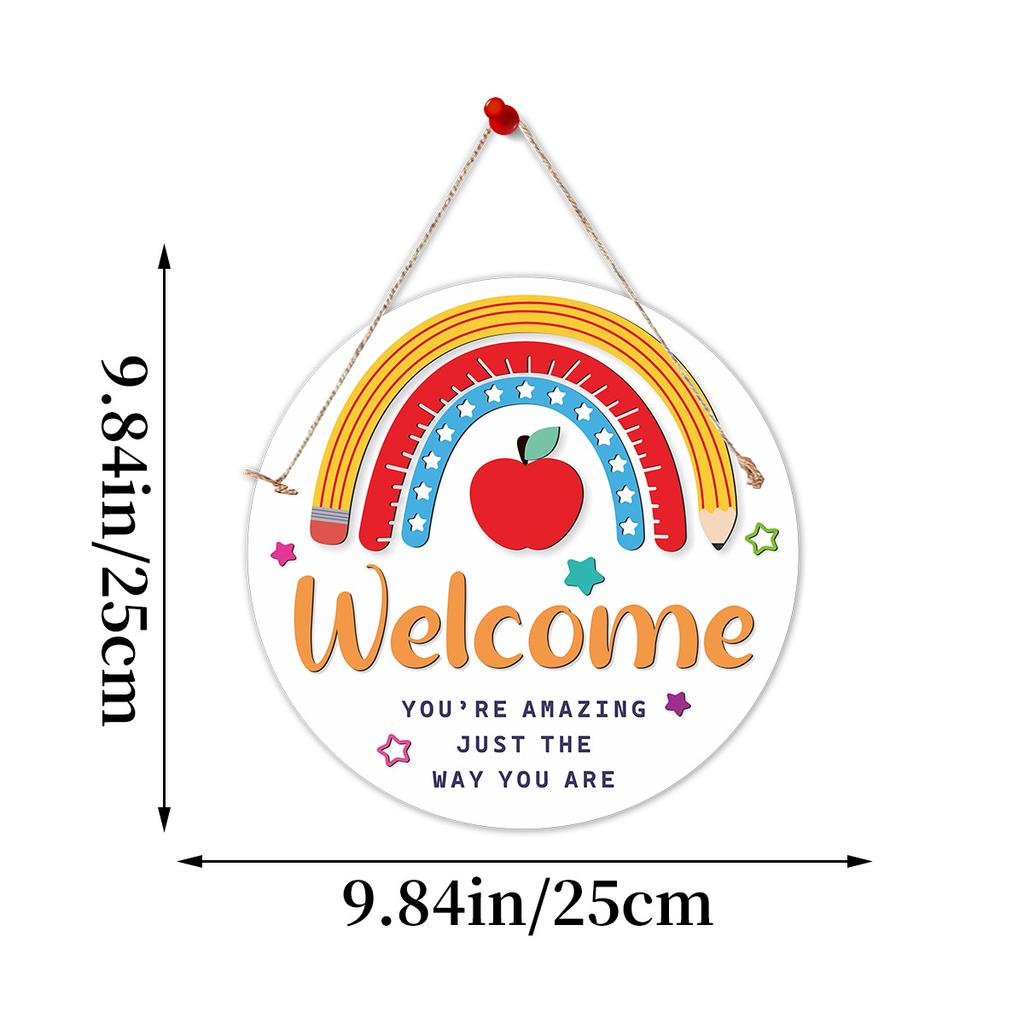 Schulsaison Themenparty Dekorationszubehör Zurück zur Schule Saison Willkommen zurück Zum Ziehen der Flagge Hängen der Flagge Kuchenstecker
