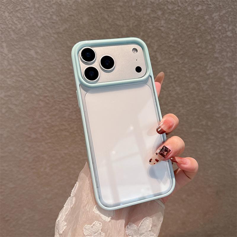 Dopamine Candy Color Transparent Acrylic Hard Phone Case Fo iPhone 17 Air 16 15 14 Plus 13 12 11 Pro Max Clear Shockproof Cover
