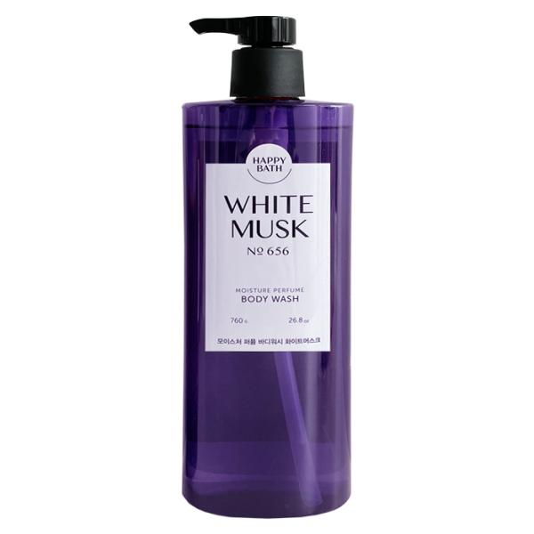HAPPY BATH Moisture Perfume White Musk Body Wash 760g