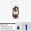 Vintage Camping Lantern Light 18650 Battery Rechargeable USB LED Outdoor Tent Portable Lantern Dimming Lamp Camping Supplies