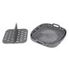 Avec Séparateur Silicone Moule à Gâteau Forme Carrée Panne à Friteuse à Air Doublure Durable pour Friteuse à Air Friteuses à Air