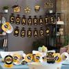 Graduation Decorations Blue Themed Set - Congrats Grad Banner, Class Of 2025 , Balloons & Streamers Kit - Complete Party Supplies For High School &
