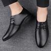 Leather Male Wedding Shoes Lace-Up Men's Oxford Shoes Classic Formal Business Dress Shoes 2025 New Arrival Male Walking Flats